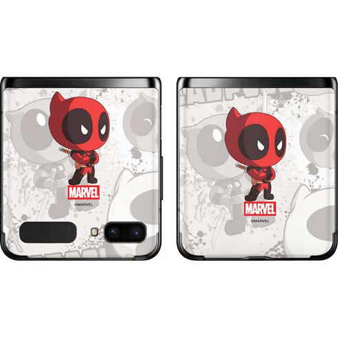 Marvel Deadpool Babypool Galaxy Z Flip Skin