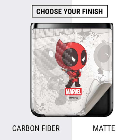 Marvel Deadpool Babypool Galaxy Z Flip Skin