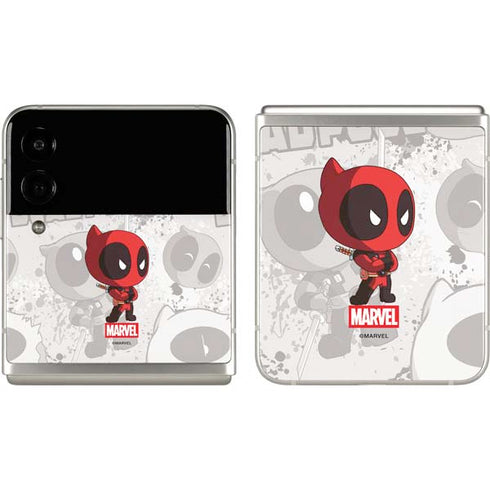 Marvel Deadpool Babypool Galaxy Z Flip3 5G Skin