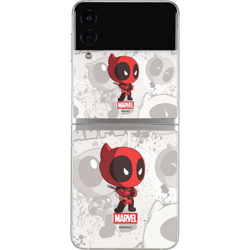 Marvel Deadpool Babypool Galaxy Z Flip3 5G Skin