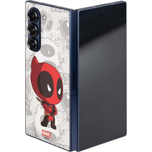 Marvel Deadpool Babypool Galaxy Z Fold6 Skin