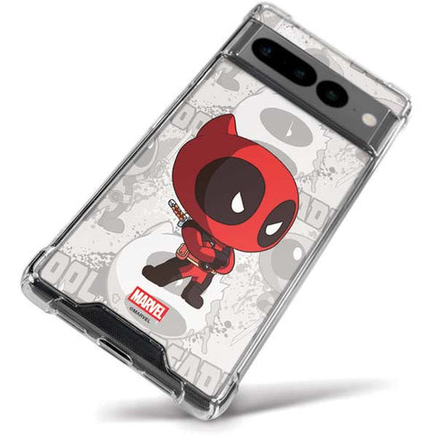 Marvel Deadpool Babypool Google Pixel 7 Pro Clear Case