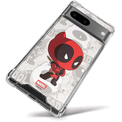 Marvel Deadpool Babypool Google Pixel 8a Clear Case