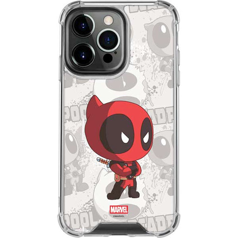 Marvel Deadpool Babypool iPhone 13 Pro Clear Case