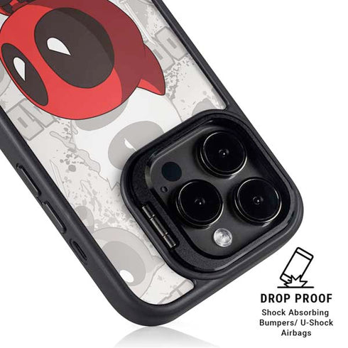 Marvel Deadpool Babypool iPhone 14 Pro Kickstand Case