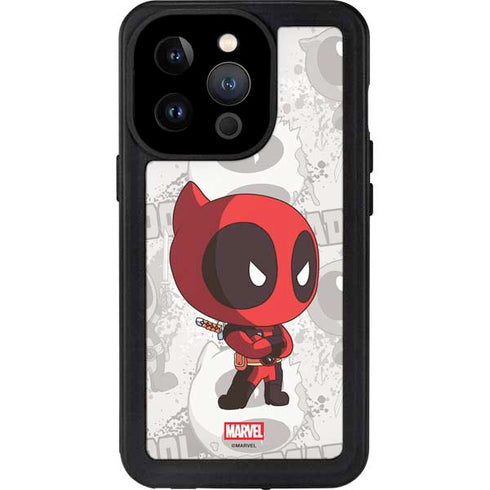 Marvel Deadpool Babypool iPhone 14 Pro Waterproof Case