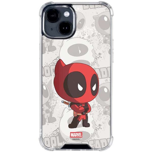 Marvel Deadpool Babypool iPhone 15 Clear Case