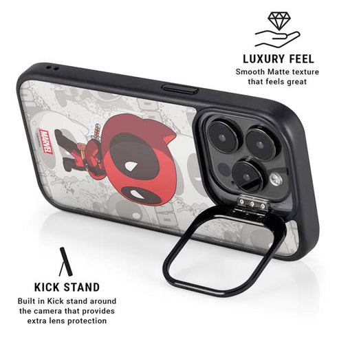 Marvel Deadpool Babypool iPhone 15 Pro Max Kickstand Case