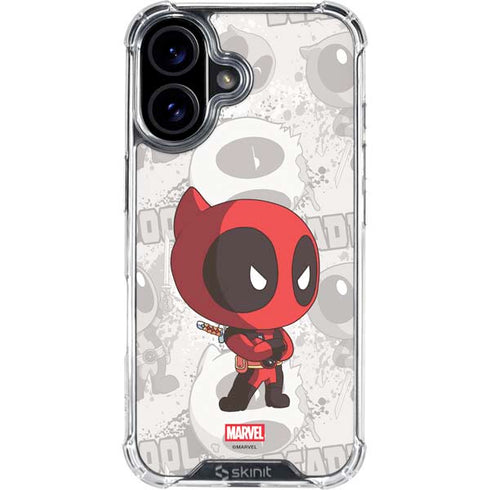 Marvel Deadpool Babypool iPhone 16 Clear Case
