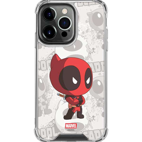 Marvel Deadpool Babypool iPhone 16 Pro Max Clear Case