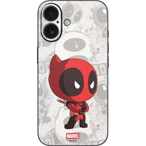 Marvel Deadpool Babypool iPhone 16 Skin