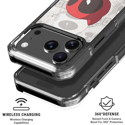Marvel Deadpool Babypool iPhone 18 Pro Clear Case