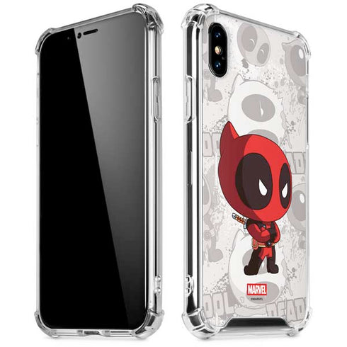 Marvel Deadpool Babypool iPhone XS Max Clear Case