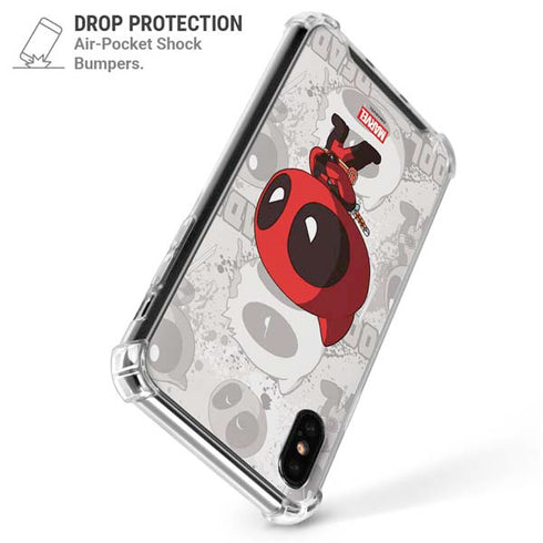 Marvel Deadpool Babypool iPhone XS Max Clear Case