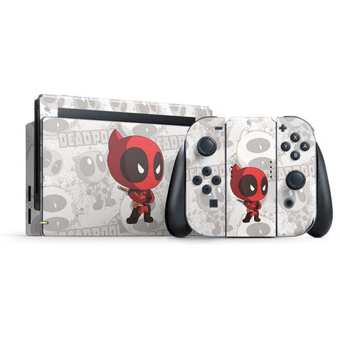 Marvel Deadpool Babypool Nintendo Switch Bundle Skin