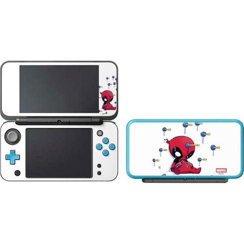 Marvel Deadpool Babypool Playing Nintendo 2DS XL (2017) Skin