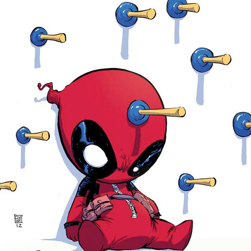 Marvel Deadpool Babypool Playing Nintendo 2DS XL (2017) Skin