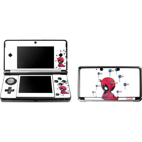 Marvel Deadpool Babypool Playing Nintendo Skins