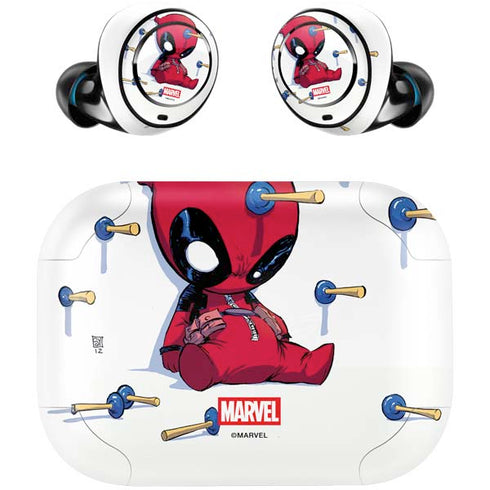 Marvel Deadpool Babypool Playing Amazon Echo Buds Skin