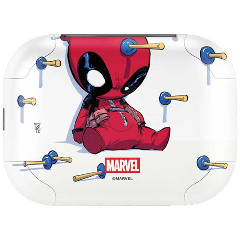 Marvel Deadpool Babypool Playing Amazon Echo Buds Skin