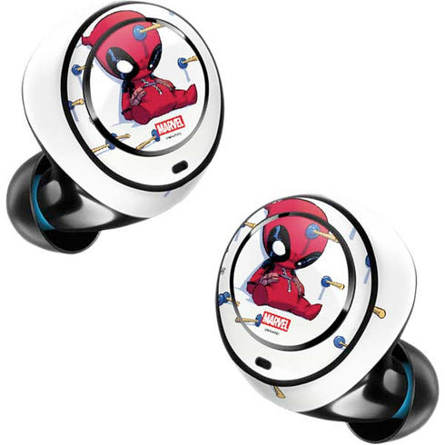 Marvel Deadpool Babypool Playing Amazon Echo Buds Skin