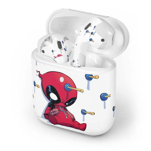 Marvel Deadpool Babypool Playing Apple AirPods 2 Skin