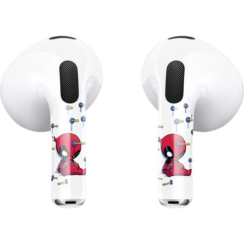 Marvel Deadpool Babypool Playing Apple AirPods (3rd Gen 2021) Skin
