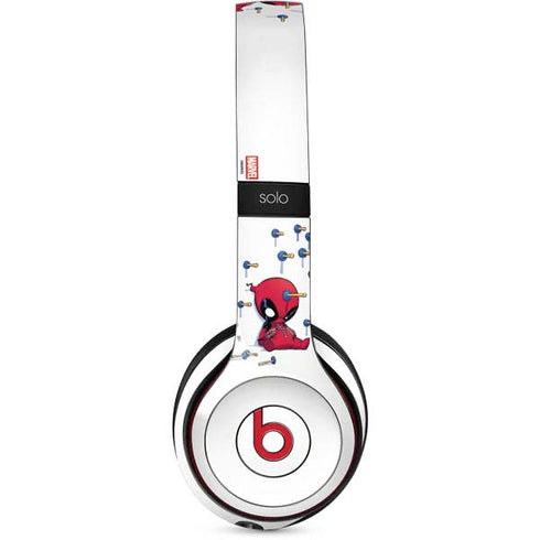 Marvel Deadpool Babypool Playing Beats Solo 3 Wireless Skin