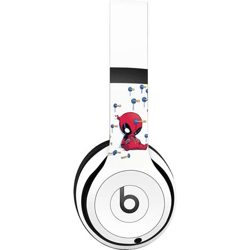 Marvel Deadpool Babypool Playing Beats Studio Pro Wireless Headphones Skin