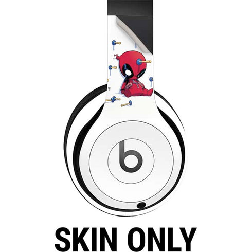 Marvel Deadpool Babypool Playing Beats Studio Pro Wireless Headphones Skin