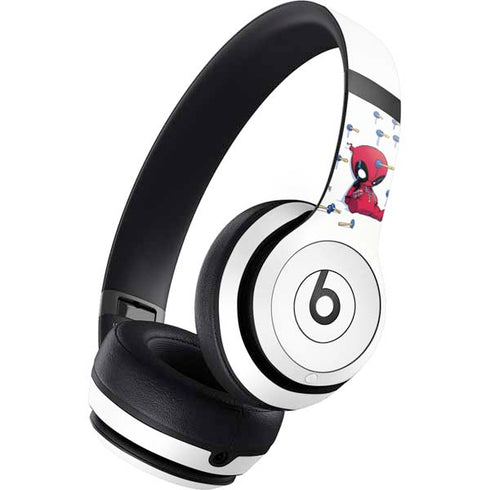 Marvel Deadpool Babypool Playing Beats Studio Pro Wireless Headphones Skin