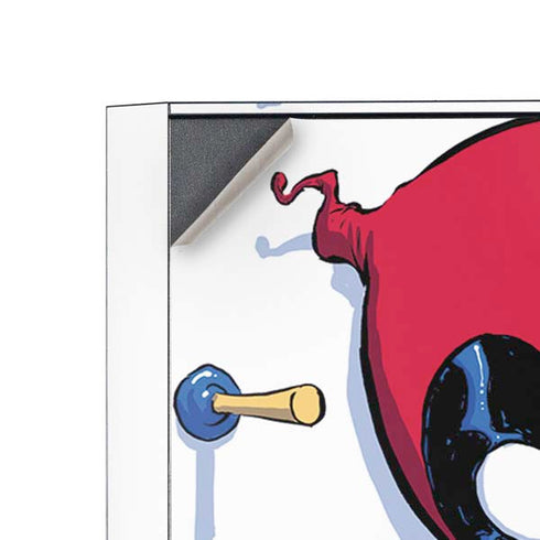 Marvel Deadpool Babypool Playing Corsair 4000D Tempered Glass Mid-Tower ATX Case Skin