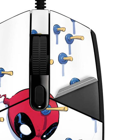 Marvel Deadpool Babypool Playing G203 Prodigy RGB Wired Gaming Mouse Skin
