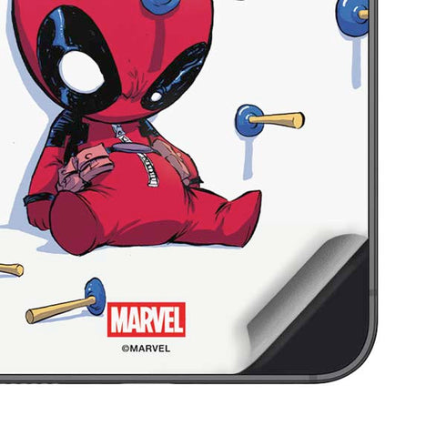 Marvel Deadpool Babypool Playing Galaxy A16 5G Skin