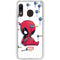 Marvel Deadpool Babypool Playing Galaxy A20 Clear Case