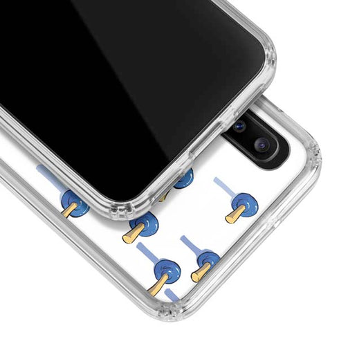 Marvel Deadpool Babypool Playing Galaxy A20 Clear Case