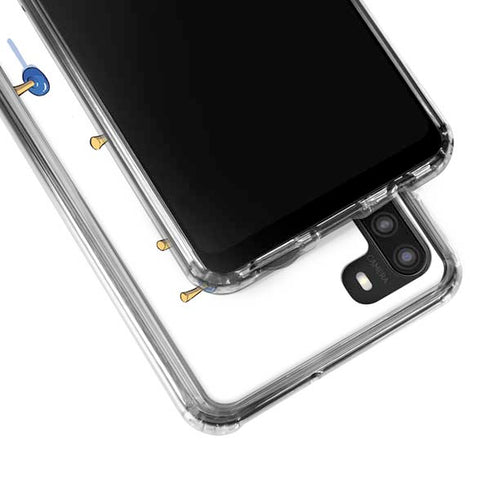 Marvel Deadpool Babypool Playing Galaxy A21 Clear Case
