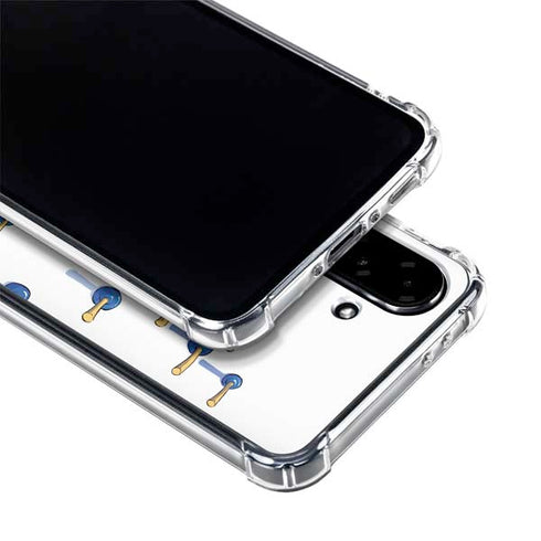 Marvel Deadpool Babypool Playing Galaxy A36 5G Clear Case