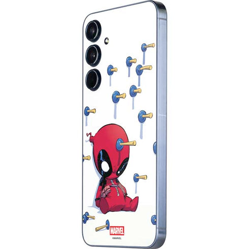 Marvel Deadpool Babypool Playing Galaxy A55 5G Skin
