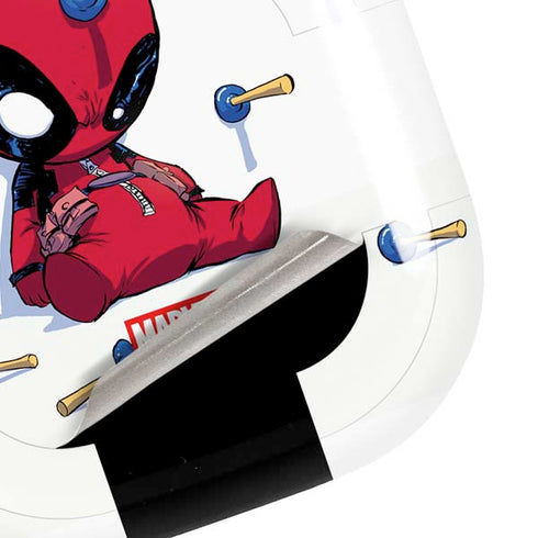 Marvel Deadpool Babypool Playing Galaxy Buds Live Skin