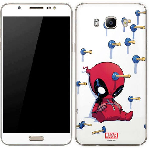 Marvel Deadpool Babypool Playing Galaxy J7 Skin