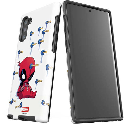 Marvel Deadpool Babypool Playing Galaxy Note 10 Pro Case