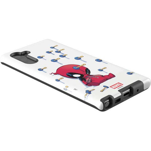 Marvel Deadpool Babypool Playing Galaxy Note 10 Pro Case