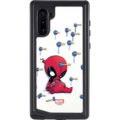 Marvel Deadpool Babypool Playing Galaxy Cases