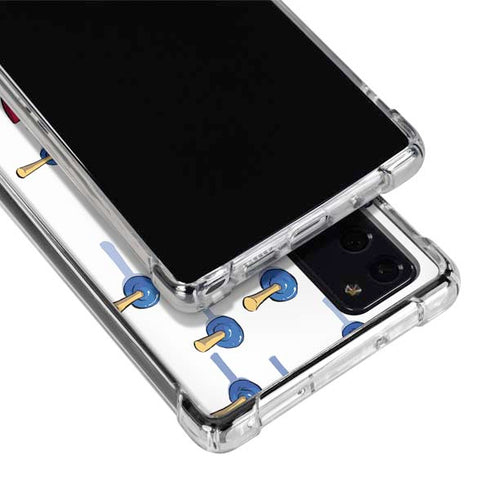 Marvel Deadpool Babypool Playing Galaxy Note20 5G Clear Case