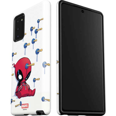 Marvel Deadpool Babypool Playing Galaxy Note20 5G Pro Case