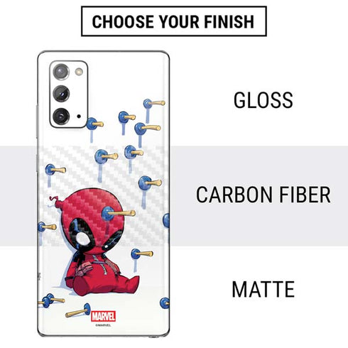 Marvel Deadpool Babypool Playing Galaxy Note20 5G Skin