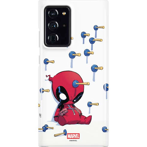 Marvel Deadpool Babypool Playing Galaxy Cases