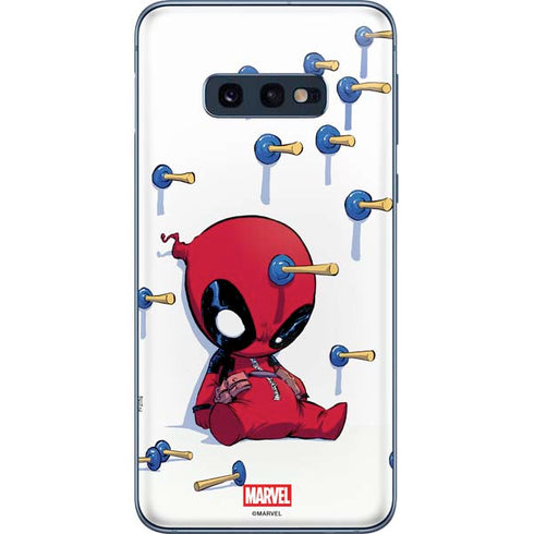 Marvel Deadpool Babypool Playing Galaxy S10e Skin