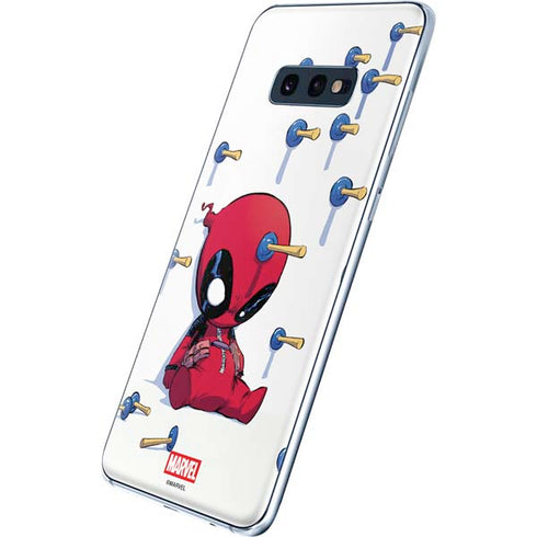 Marvel Deadpool Babypool Playing Galaxy S10e Skin